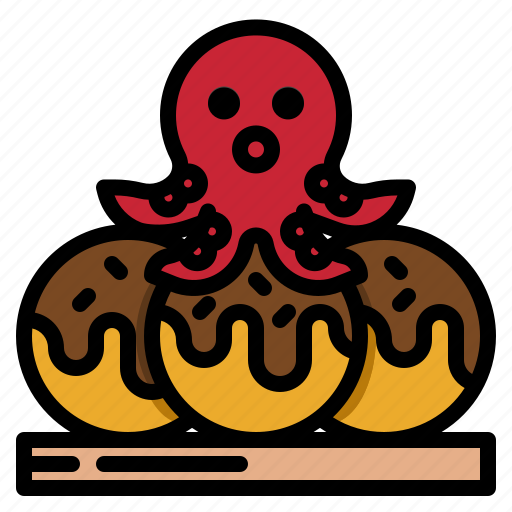 Takoyaki, japanese, food, restaurant, asian icon - Download on Iconfinder