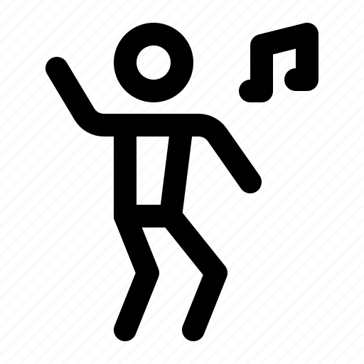 Dancing, man, dance, music, party, disco, fun icon - Download on Iconfinder
