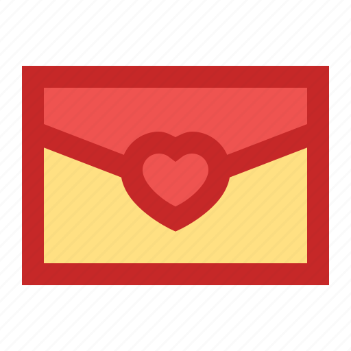Envelope, heart, love, mail, new year, party icon - Download on Iconfinder