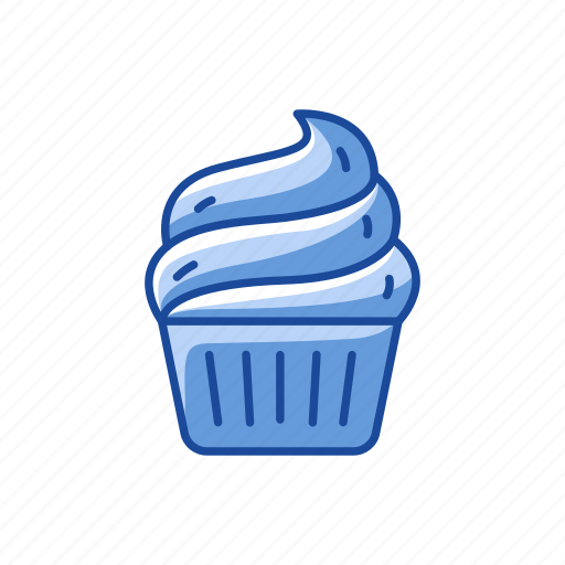 Cake, cupcake, dessert, icing icon - Download on Iconfinder
