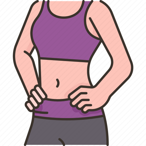 Bra, outline, run, sport, woman icon - Download on Iconfinder