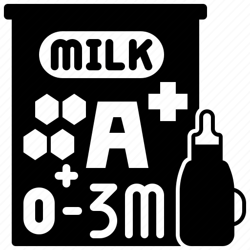Milk, powder, feeding, bottle, container, newborn, essentials icon - Download on Iconfinder
