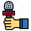 hand, interview, mic, microphone 