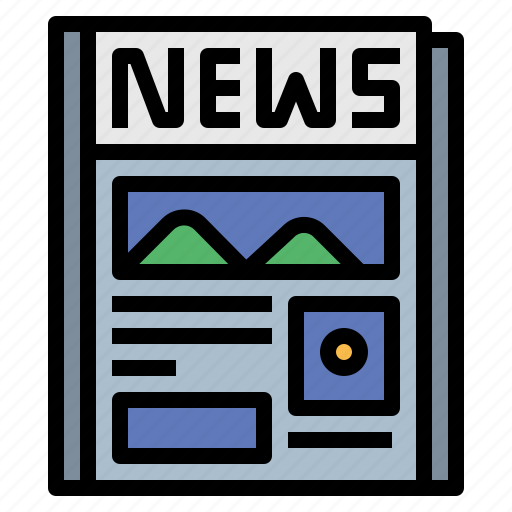 News, newspaper, paper, printing icon - Download on Iconfinder