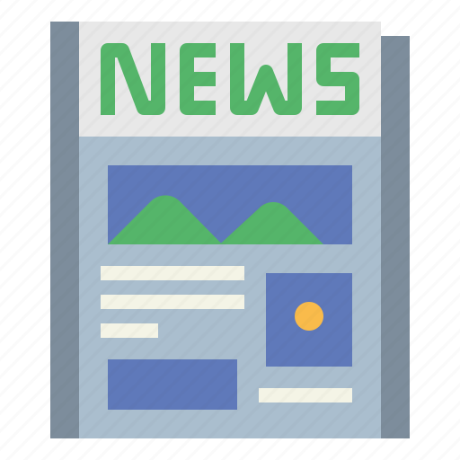 News, newspaper, paper, printing icon - Download on Iconfinder