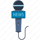 information, media, microphone, news