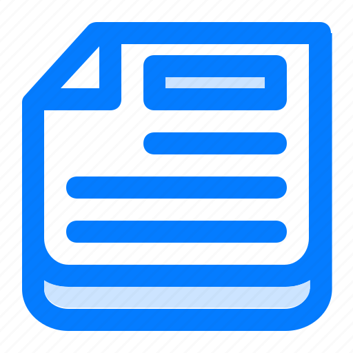 Document, media, news, newspaper, paper icon - Download on Iconfinder