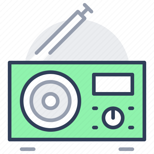 Radio, antenna, music, multimedia, news, technology icon - Download on Iconfinder