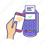 cashless, nfc, payment, pos terminal, purchase, smartphone, transaction 