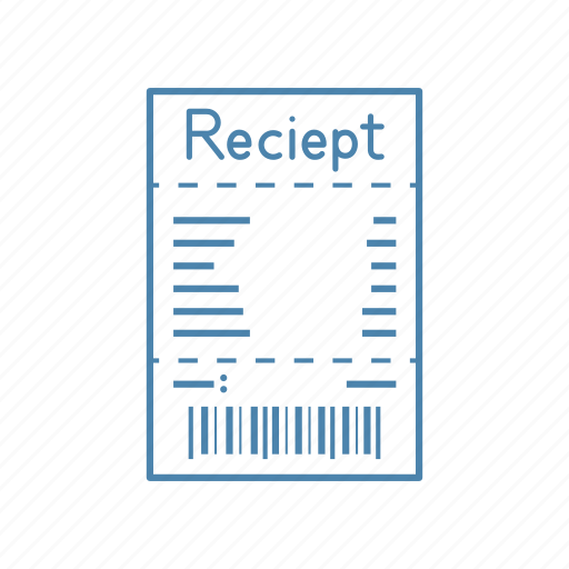 Bill, cash receipt, check, paper check, payment, purchase, receipt icon - Download on Iconfinder