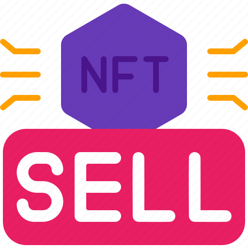 Sell, nft, non, fungible, token, blockchain, crypto icon - Download on Iconfinder