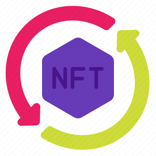 Transfer, nft, non, fungible, token, blockchain, crypto icon - Download on Iconfinder