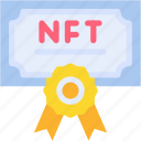 certificate, nft, certification, crypto, currency, digital
