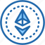ethereum, currency, crypto, digital, asset, coin, payment 