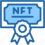 certificate, nft, certification, crypto, currency, digital 