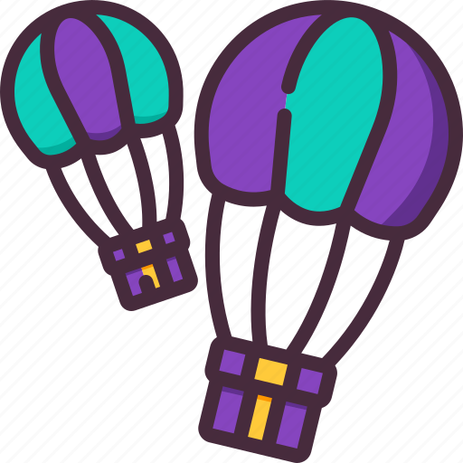 Airdrop, gift, drop, surprise, parachute, blockchain, nft icon - Download on Iconfinder