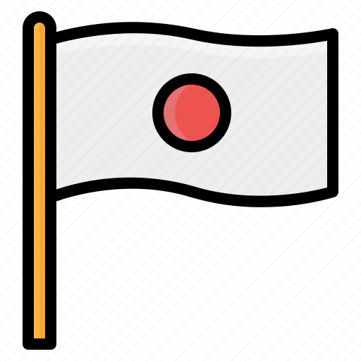 Flag, japan, country, nation, japanese icon - Download on Iconfinder