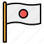 flag, japan, country, nation, japanese 
