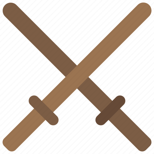 Wooden, practise, swords, assassin, shinobi, weapons icon - Download on Iconfinder