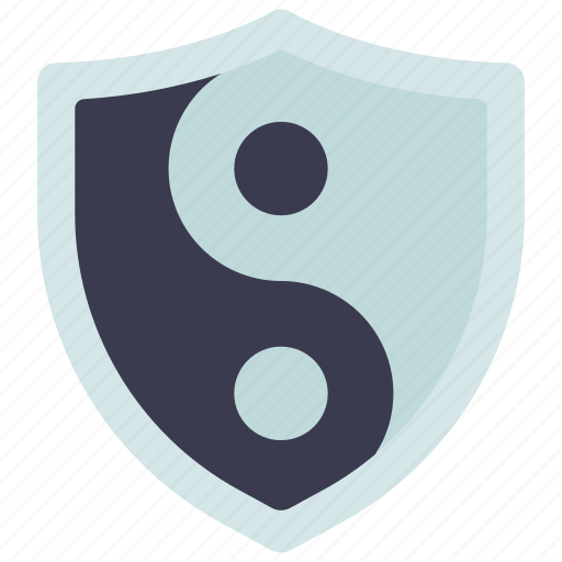 Ying, yang, shield, assassin, shinobi, protection icon - Download on Iconfinder