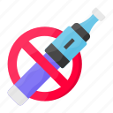 no vaping, electric cigarette, vape, prohibition, restriction, e cigarette, atomizer