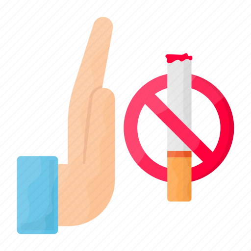 Commit, no smoking, hand gesture, restriction, prohibition, cigarette, smoking icon - Download on Iconfinder