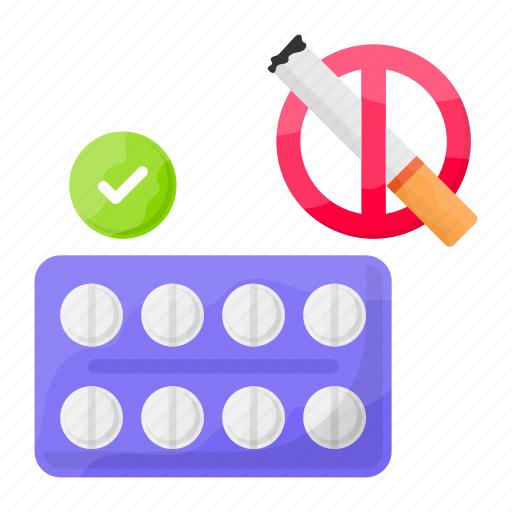 No smoking, pills, drugs, pharmacy, anti addiction, restricted, commitment icon - Download on Iconfinder