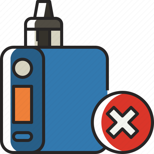 Vape, no vape, vapor, vaping, electronic cigarette, no smoking, nicotine icon - Download on Iconfinder