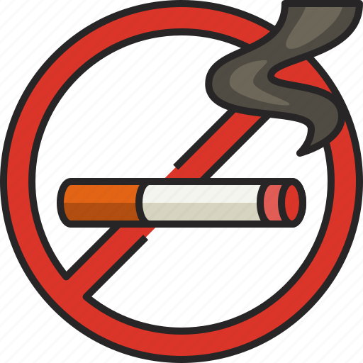 No, smoking, no smoking, cigarette, smoke, no cigarette, tobacco icon - Download on Iconfinder