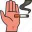 no, smoking, no smoking, cigarette, smoke, no cigarette, hand 