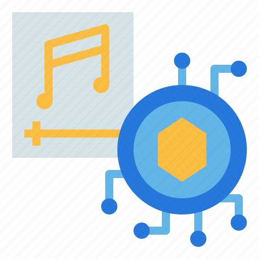 Music, crypto, nft, token, digital, cryptocurrency icon - Download on Iconfinder