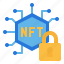 lock, crypto, nft, token, digital, cryptocurrency, non, fungible 