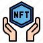 nft, crypto, token, digital, cryptocurrency, non, fungible 