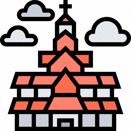 Church, heddal, stave, heritage, historic icon - Download on Iconfinder