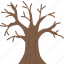 tree, leafless, trunk, branch, season 