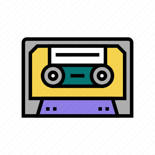 Music, casette, audio, retro, memory, cassette icon - Download on Iconfinder