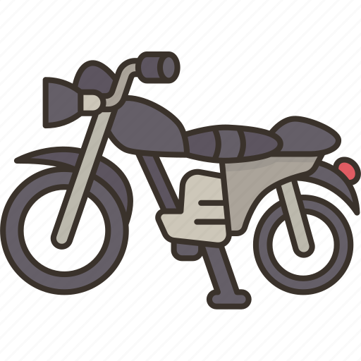 Motorcycle, ride, transportation, vehicle, vintage icon - Download on Iconfinder