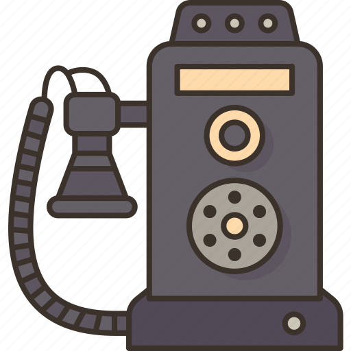 Phone, dial, call, communication, vintage icon - Download on Iconfinder