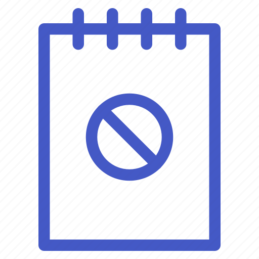 Article, note, prohibited, secret, stationery, writer icon - Download on Iconfinder