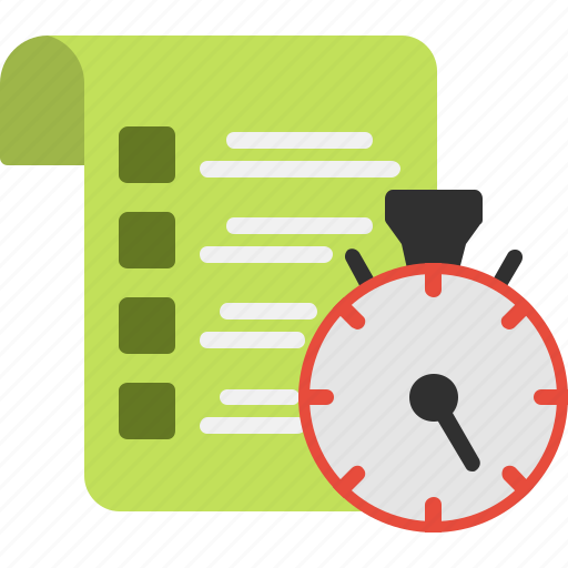 Alarm, checklist, list, stopwatch, task, time icon - Download on Iconfinder