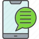 chat, communication, message, bubble, mobile, phone, smartphone