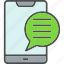 chat, communication, message, bubble, mobile, phone, smartphone 