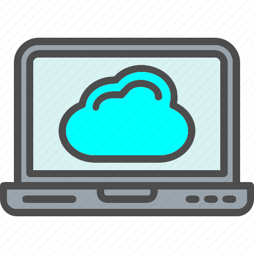 Cloud, computing, laptop, network, share, sharing icon - Download on Iconfinder