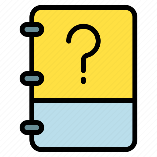 Book, note, question, unknown icon - Download on Iconfinder