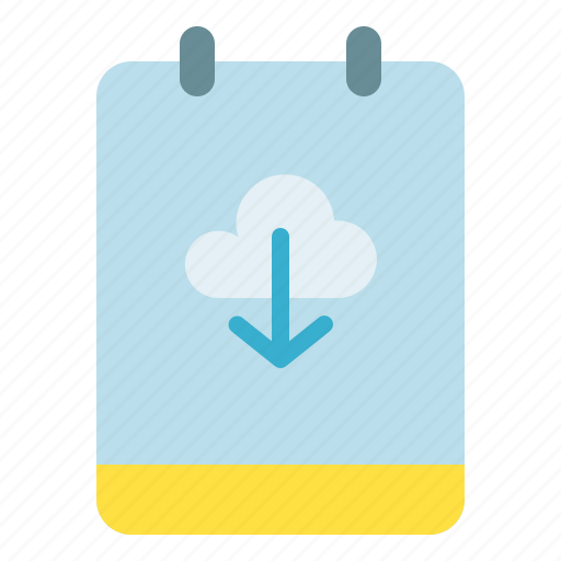 Cloud, download, memo, note icon - Download on Iconfinder