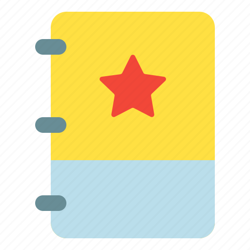 Book, favorite, note, star icon - Download on Iconfinder