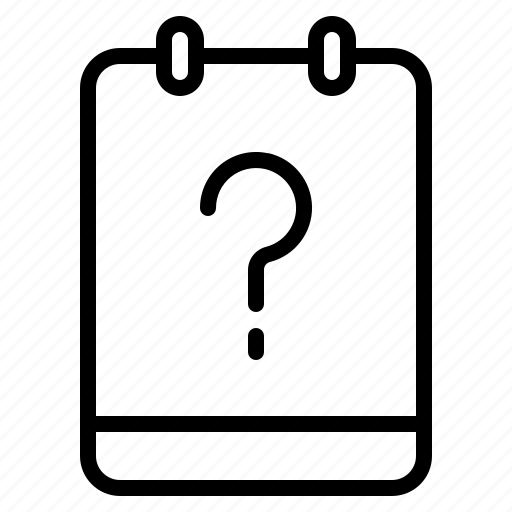 Memo, note, question, unknown icon - Download on Iconfinder
