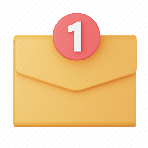Email, inbox, envelope, letter, mail, communication 3D illustration - Download on Iconfinder