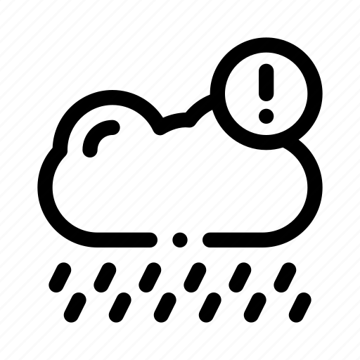 Weather, notification, climate, rain, cloud icon - Download on Iconfinder