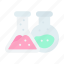 beaker, chemistry, flask, glass, nuclear, energy 